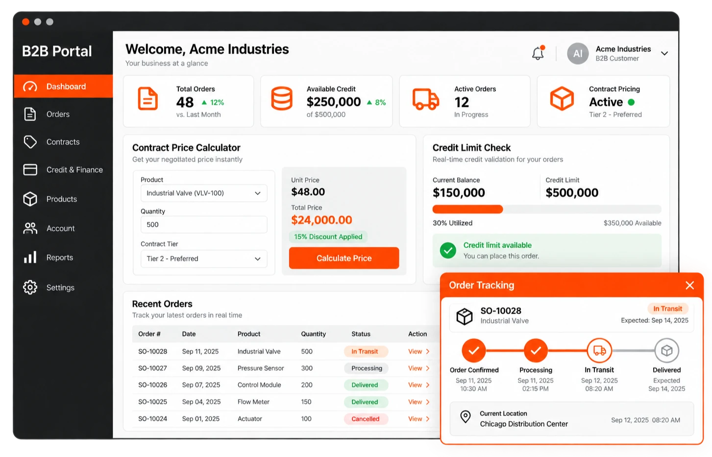 Building a Custom B2B Wholesale Portal Integrated with Enterprise ERP