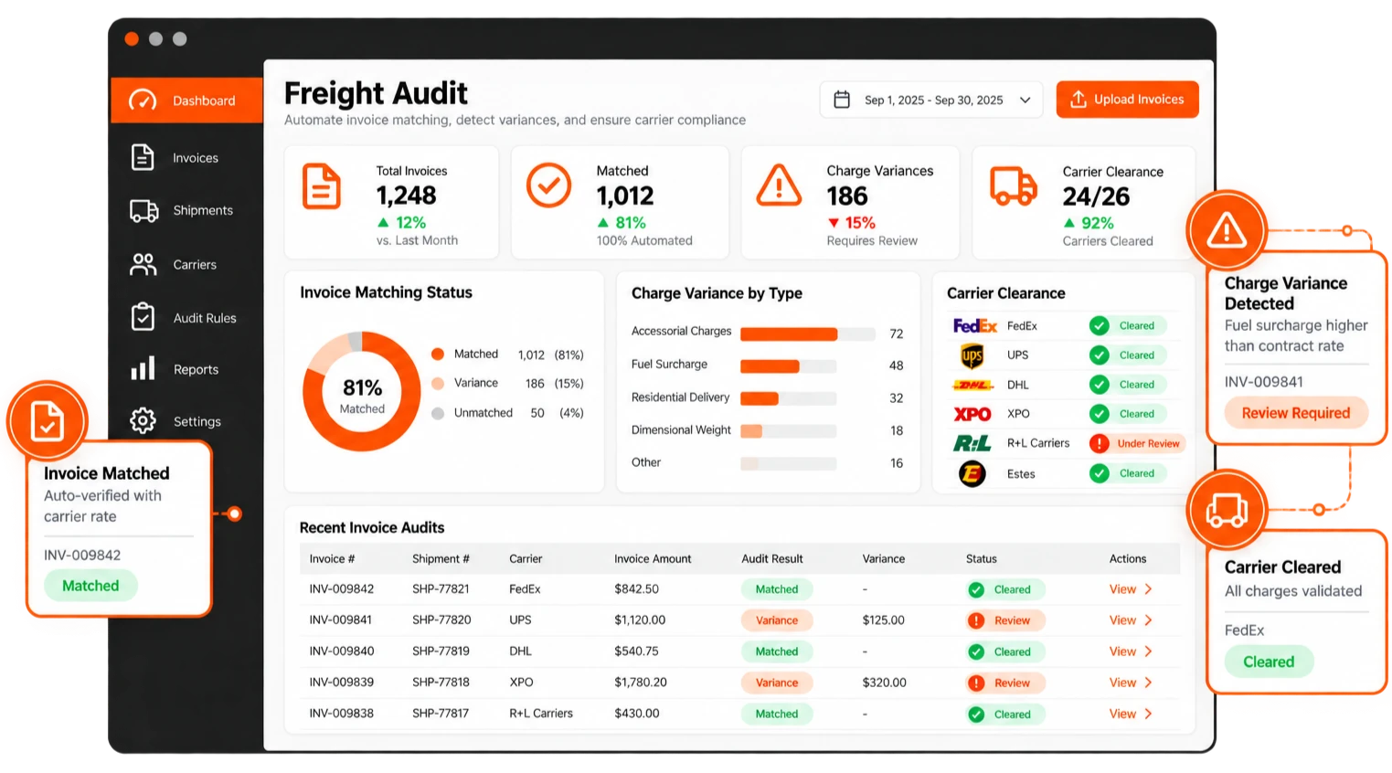 Automating Carrier EDI Reconciliation for a National 3PL Freight Brokerage