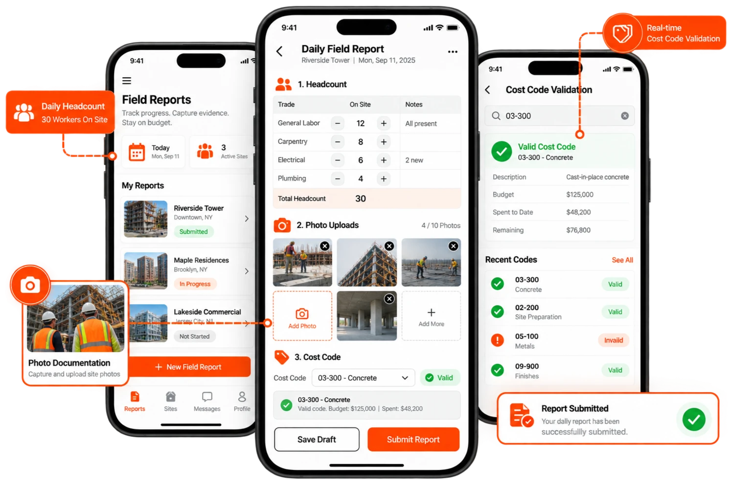 Unifying Job Site Daily Logs and Accounting for a Regional Commercial Builder
