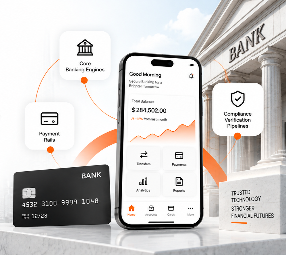 FinTech banking application and financial technology