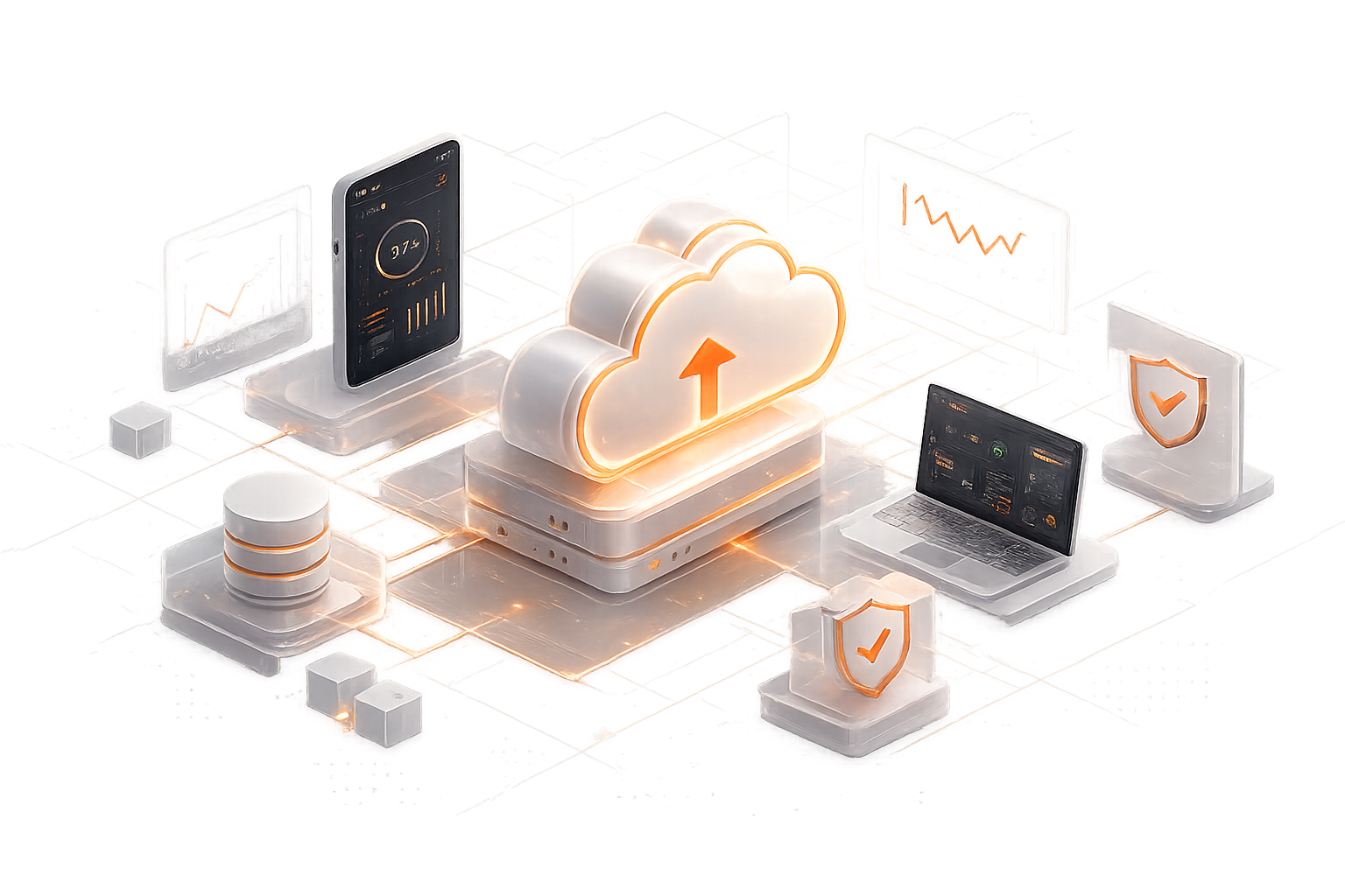 Cloud Infrastructure Illustration